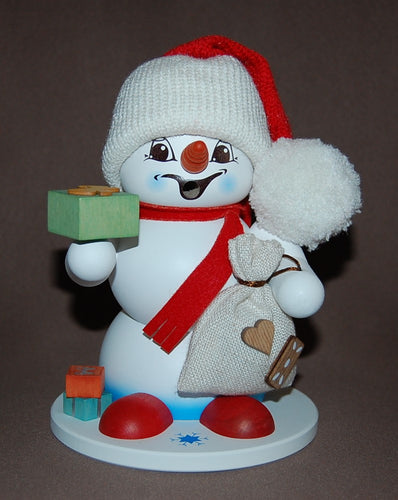 Räuchermann Schneemann weiß Weihnachtsmann