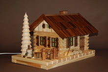 Laden Sie das Bild in den Galerie-Viewer, Räucher- Lichterhaus "Blockhütte"