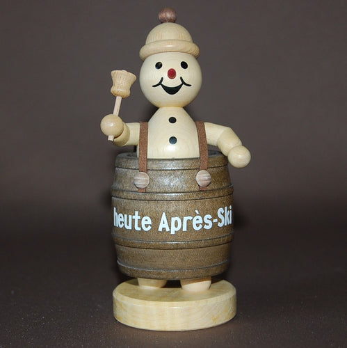 Wagner Schneemann auf Sockel Aprés-Ski
