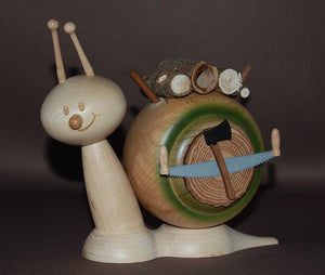 Räuchermännchen Holzschnecke