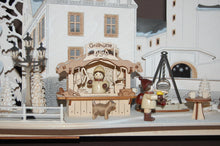 Laden Sie das Bild in den Galerie-Viewer, variabler Schwibbogen Schloßweihnacht, verschneit
