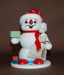 Räuchermann Schneemann weiß Weihnachtsmann