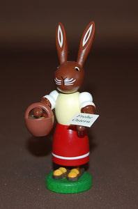Osterhäsin mit Handkorb