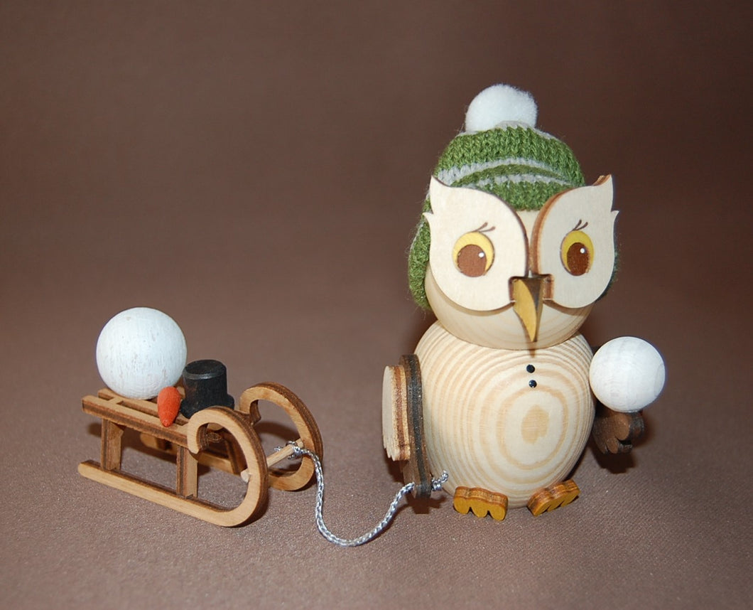 Mini-Eule Schlitten
