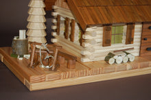 Laden Sie das Bild in den Galerie-Viewer, Räucher- Lichterhaus &quot;Blockhütte&quot;